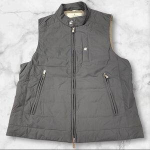 Brunello Cucinelli - Quilted Shell Gilet Men's XS Gray Goose Down Made in Italy